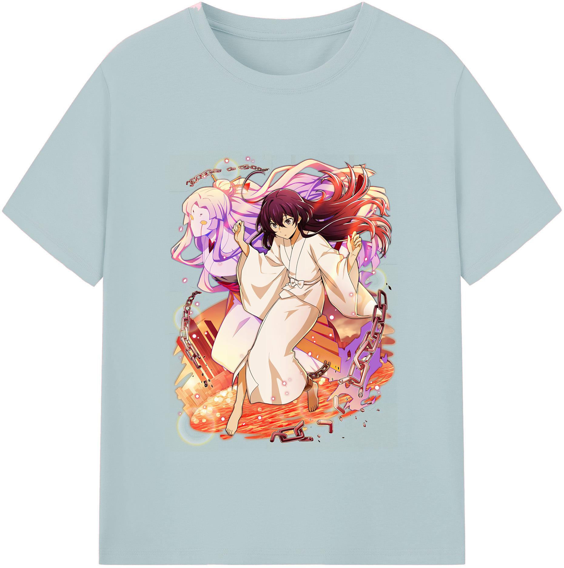 （画像用） 文豪ストレイドッグス Bungo Stray Dogs 綿100％半袖Tシャツ（フロントプリント）